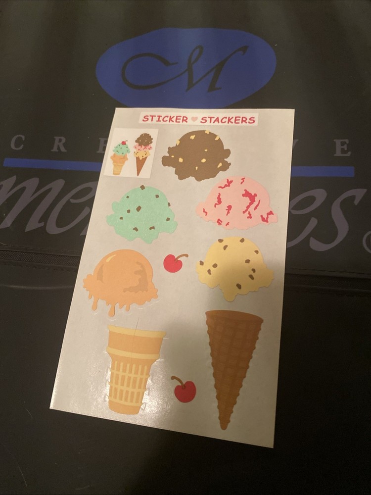 Mrs. Grossman’s Sticker Stackers Ice Cream Cones Very Rare