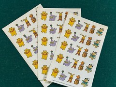 1992 Current School Matters Circus Animals Stickers 80 Count Colorado Springs Co