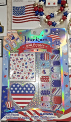 Patriotic 4th Of July HUGE NEW LOT 21pc Stickers Patches Red White Blue USA Flag