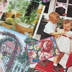 Vintage Floral Ephemera Mystery Grab Bag – Paper Crafting Supplies Bundle