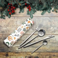 Happy 80th Birthday Spoon&Fork Gifts Engraved Cutlery Set Personalized Birthd…