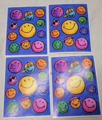 16 Piece Stickers Whinnie the Pooh Cats Smiley Fish Sharks Scrapbook Art Crafts