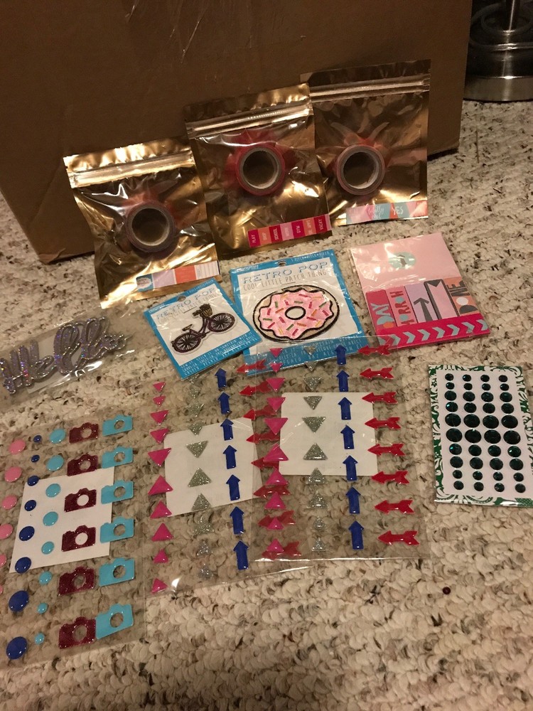 Lot Of WashinStickers Patches Scrapbook NEW 11 Items Craft Create Fun DIY