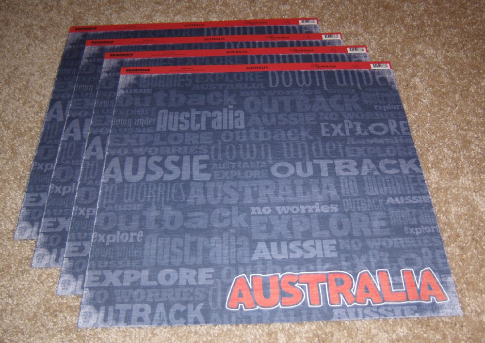 Reminisce Signature Series Double Sided Paper (4) ~ Australia
