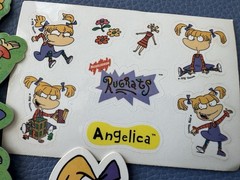 Lot Rugrats Colorful Sticker NOS Cartoons Nickelodeon Decal Angelica Chuckie