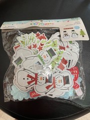 New Package 110 Stickers Christmas Snowmen Snow Tree Hobby Lobby Styrofoam 3″