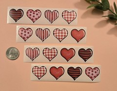 16 Valentines Day Stickers/Heart/Stickers/Reward Stickers/Love Stickers Labels