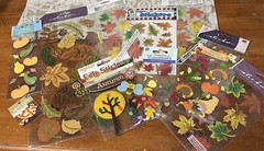 Jolee EK Fall Themed Assorted Sticker 3-Dimensional Scrapbook Craft Sticker Pack