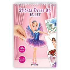 Sticker Dress Up Ballet – Sticker Activity Book for Kids. Learn Girls Fashion…