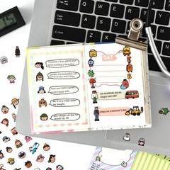 1000+ Tiny Animal Travel Mood Food Cartoon Planners Mini Stickers | For Daily…