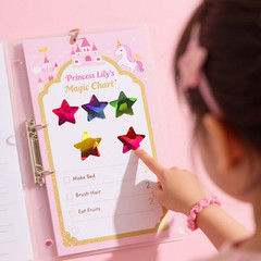 Star Stickers, Holographic Rainbow Small Star Stickers for Kids Reward, Behavior