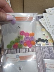 Huge LOT Fun Stampers Journey BUTTONS, letters, clips, frames, embellishments