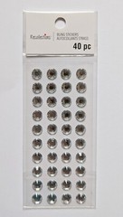 Clear Silver Rhinestones Bling Gems Scrapbooking Stickers By Recollections