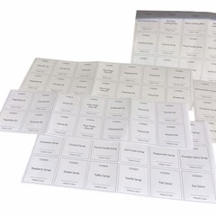 Large Assorted Sticker Lot (400+ Pieces) Scented Candle Labels • Food Labels