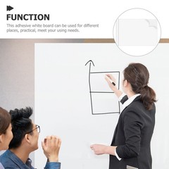 Portable Self Adhesive Whiteboard Large White Board for Writing and Drawing