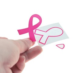 320Pcs Pink Ribbon Decals Paper for Breast Cancer Awareness and DIY Decoration