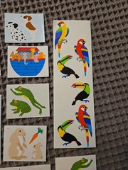 Vintage Mrs. Grossman’s MISCELLANEOUS ANIMAL Sticker Lot