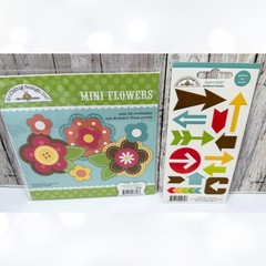 Doodlebug STICKERS Icons Headlines Easter Tags Lot of 12