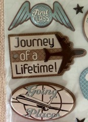 2 PC~ K&COMPANY Life’s Little Occasions Sticker Medley~PHOTOGRAPHY & TRAVEL~ NEW