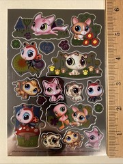 Littlest Pet Shop Sticker Sheet Scrapbook Planner Craft Stickers