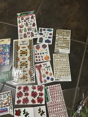 Sticker Lot Some VTG Holiday Christmas Stickopotamus F Meyer J Lee Memories