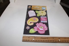 American Traditional Designs Tres Chic Elevations Dimensional Stickers Flowers