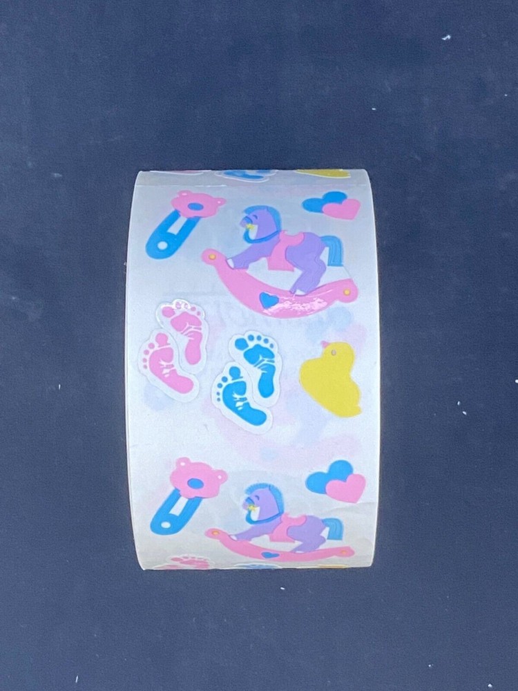 Mrs. Grossman’s Baby Sticker Lot 82 sheets Mods Roll Vtg 1995 Creative Memories