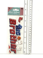 Various themes of Dimensional/Textured Stickers Scrapbooking.