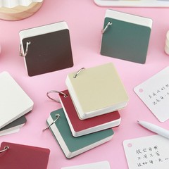 Creative Detachable Notepad Miniature Notebook 60 Sheets 7x7cm Travel Journal