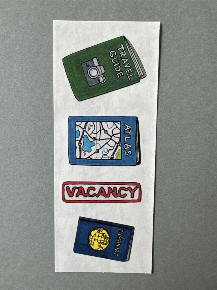 Mrs. Grossman’s Stickers | TRAVEL PASSPORT | Retired 1994 Creative Memories