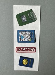 Mrs. Grossman’s Stickers | TRAVEL PASSPORT | Retired 1994 Creative Memories