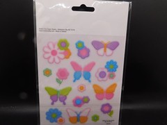 The paper studio stick a bilities Butterflies & Flowers 30pc