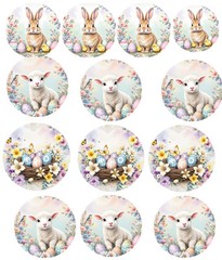 Easter Decoupage Rice Paper For Ornament-Wood Art A4 1 Sheet