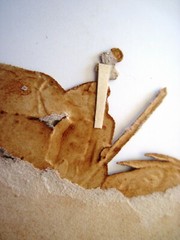 (1) Set of (6) 1800’s Musician Die Cuts Holding Their Instruments *