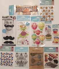 Lot Of 11 All JOLEE’S BOUTIQUE Dimensional Scrapbooking Stickers ASSORTED MIX