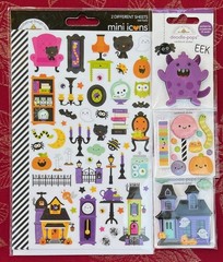 #691 – HAPPY HAUNTING MINI ICON STICKERS & HALLOWEEN DOODLE-POPS STICKERS