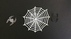 Web and Spider Halloween Web #2 Die Cut Embellishments 5 sets Scrapbook Cards