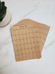 2023, 2024, or 2025 Large Calendar Stickers for Planners and Journals 5″ x 7″