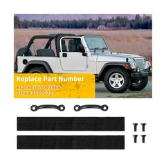 for Jeep Wrangler CJ YJ TJ Door Strap and Footman Loop Bracket FAST USA SHIP