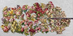 Anna Griffin 3D Dimensional Engravings Roses Spring Garden Floral Flowers 200Pcs
