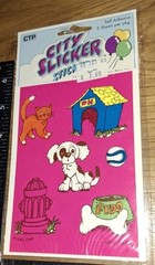 Vintage Stickers CTP city Slicker Pet Play 1 Pkg,code20-1