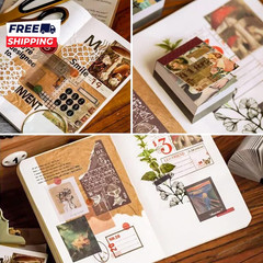400Pcs Junk Journal Vintage DIY Material Paper Journaling Supplies Scrapbooking