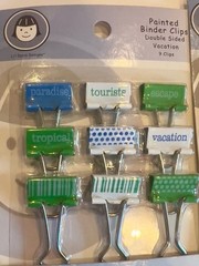 NWOT Li’l Davis Designs Painted Binder Clips 72-piece Set