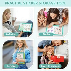 Sticker Organizer Binder Sticker Storage Album A5 Sticker Book Collecting Album
