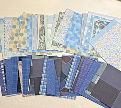 LOT 50 sheets 6 x 6 Mixed Scrapbook Paper & Cardstock Making junk journal supply