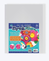 Grafix Shrink Film – Clear Transparent 8.5″x11″ Sheets, 8.5″x11″, CLEAR