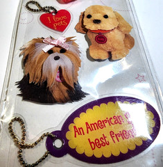 American Girl Crafts Pet Stacked 3D Dimensional Stickers 2009 Scrapbooking Dog