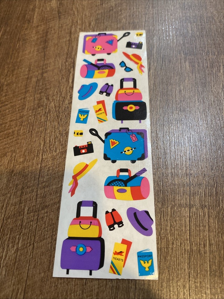 Vintage 1996 Mrs. Grossman’s Stickers TRAVEL GEAR