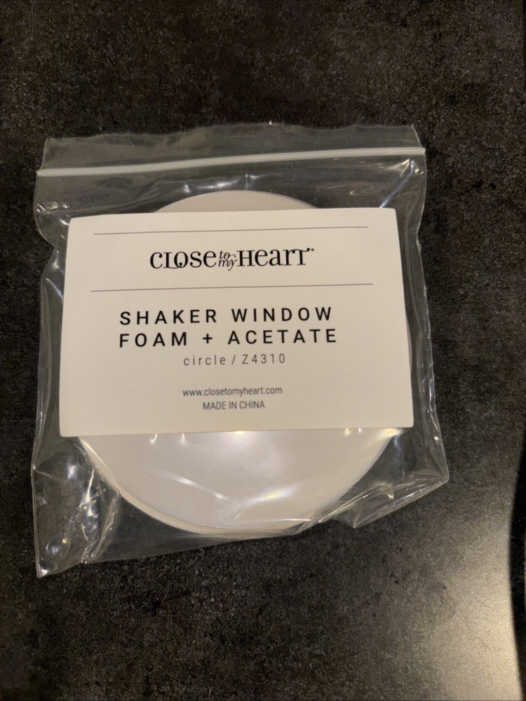 CTMH Circle Shaker Window Foam + Acetate NIP Z4310