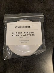 CTMH Circle Shaker Window Foam + Acetate NIP Z4310
